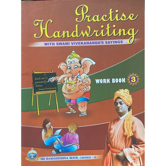 Practice Handwriting with Swami Vivekananda's sayings Work Book 3 (D)