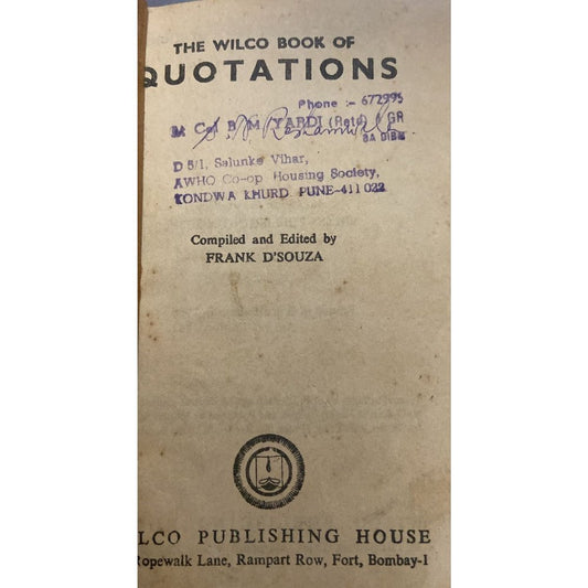 The Wilco Book of Quotations