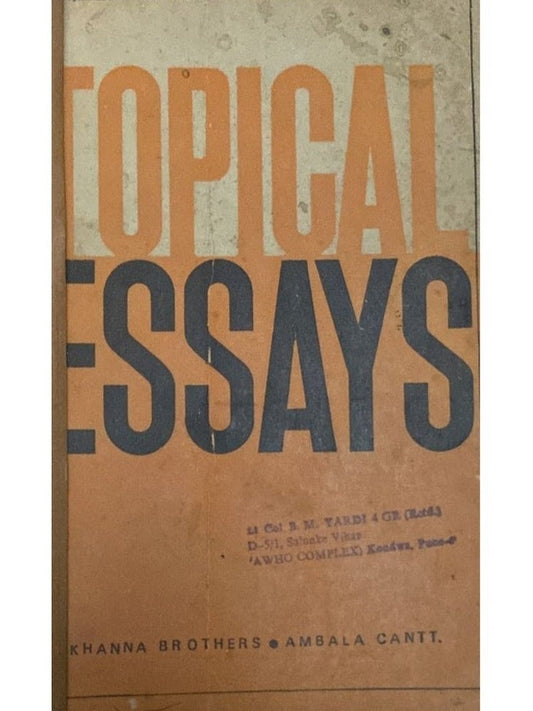 Topical Essays (Library Binding)