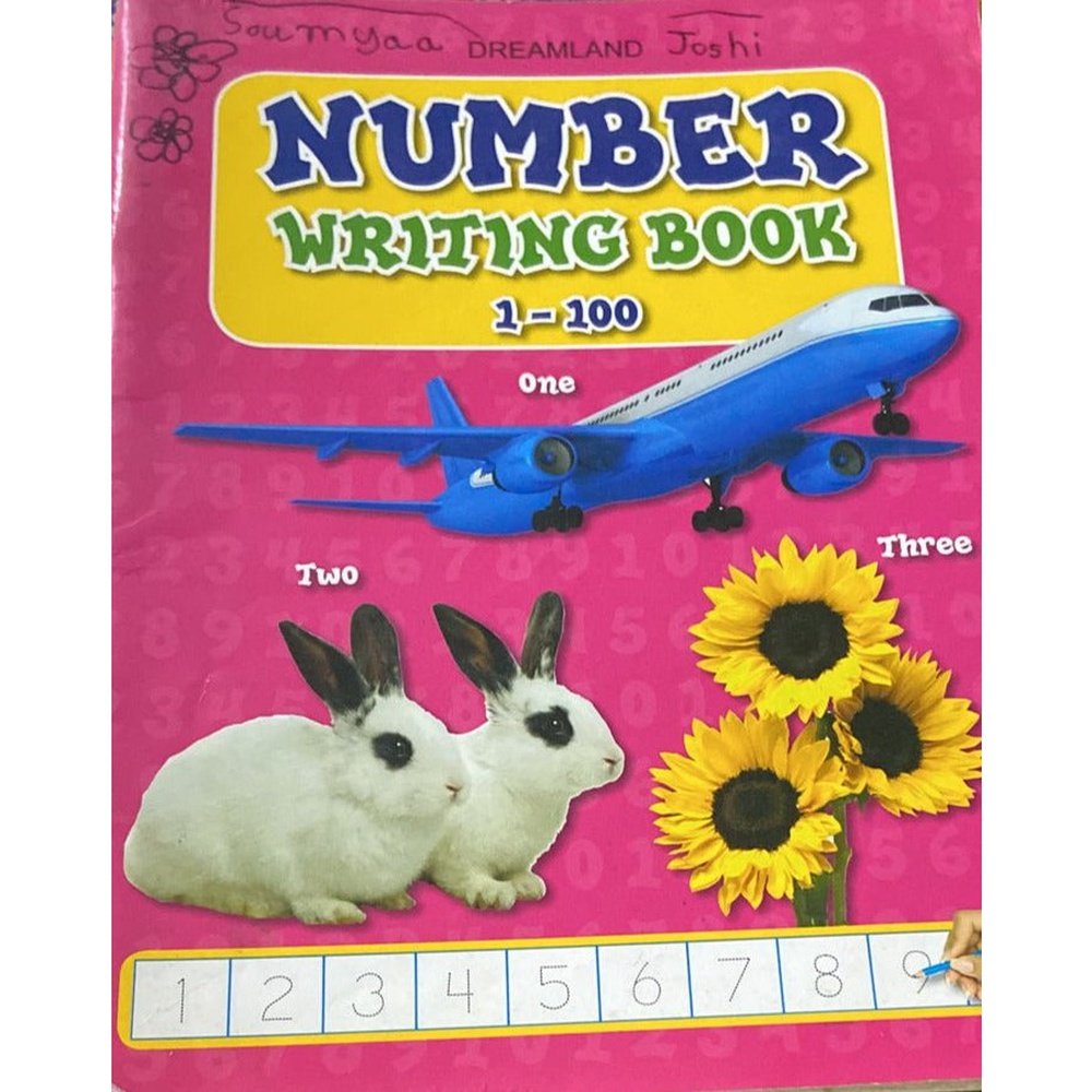 Number Writing Book 1 to 100 (D)