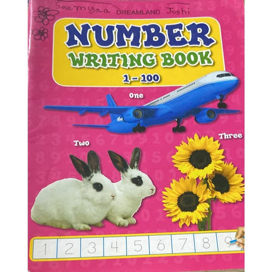 Number Writing Book 1 to 100 (D)