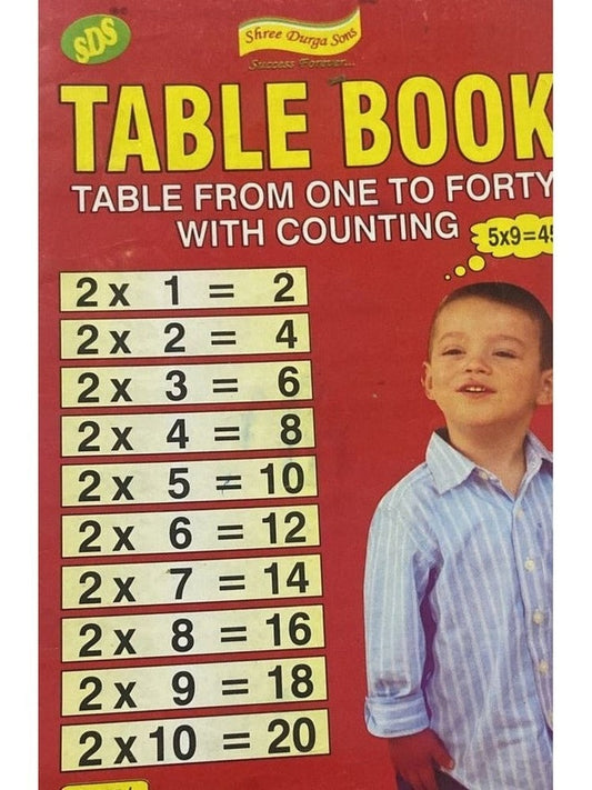 Table Book 1 to 40