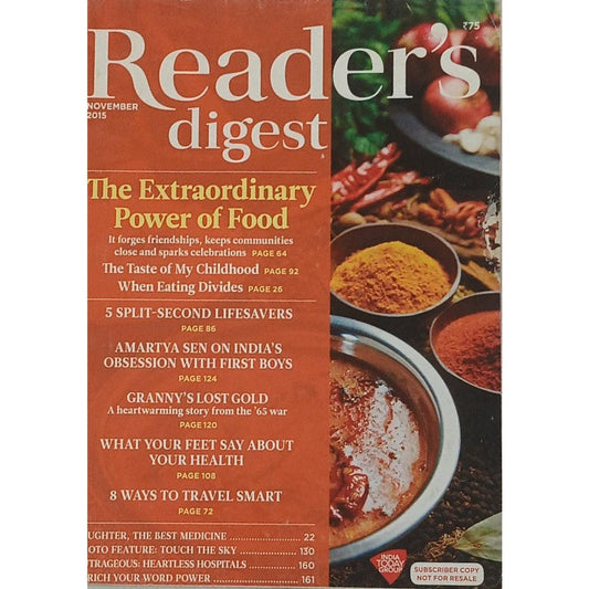 Reader's Digest November 2015