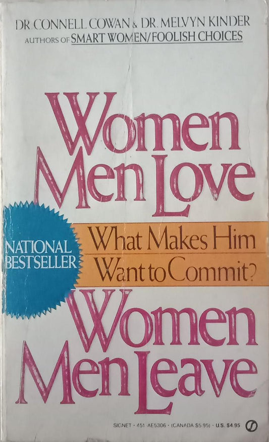 Women Men Love Women Men Leave By Dr.Connell Cowan &amp; Dr.Melvyn Kinder  Half Price Books India Books inspire-bookspace.myshopify.com Half Price Books India