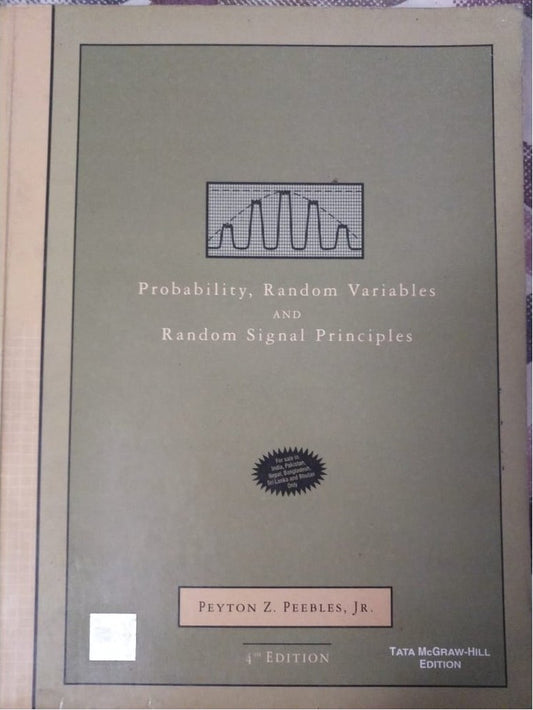 Probablity, Random Variables And Random Signal Principles  Half Price Books India Books inspire-bookspace.myshopify.com Half Price Books India