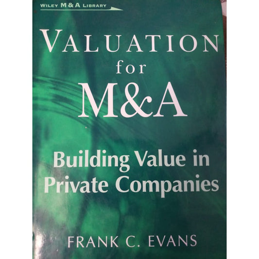 Valuation For M&amp;A By Frank C. Evans  Half Price Books India Books inspire-bookspace.myshopify.com Half Price Books India