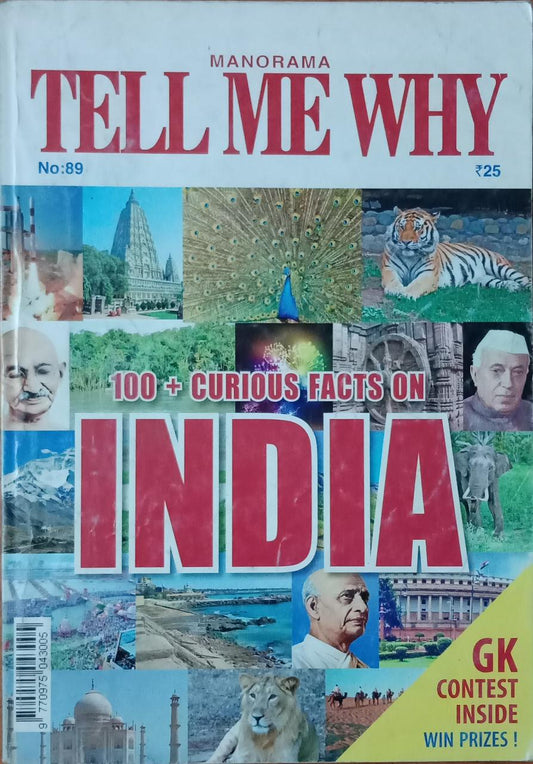 100 + Curious Facts On India  Manorama Tell Me Why  Inspire Bookspace Books inspire-bookspace.myshopify.com Half Price Books India