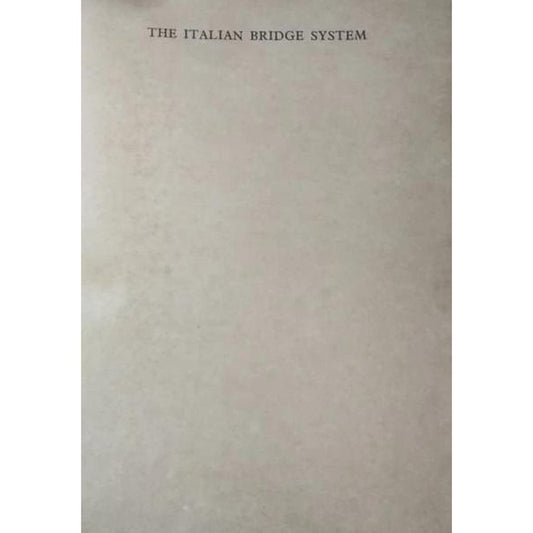 The Italian Bridge System Hardcover &ndash; 1958 by Charles Goren (Author)  Half Price Books India Books inspire-bookspace.myshopify.com Half Price Books India