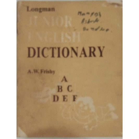 Junior English Dictionary By A W Frisby  Half Price Books India Print Books inspire-bookspace.myshopify.com Half Price Books India