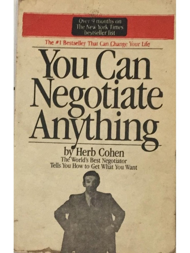 You Can Negotiate Anything By Herb Cohen  Inspire Bookspace Print Books inspire-bookspace.myshopify.com Half Price Books India