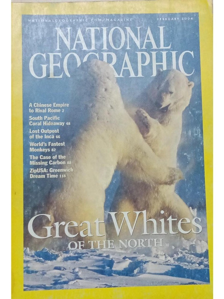 National Geographic February 2004  Half Price Books India Book inspire-bookspace.myshopify.com Half Price Books India