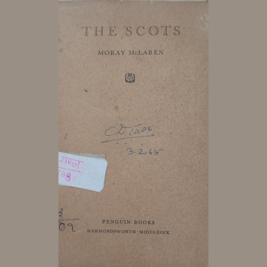 The Scots By Moray McLaren (1st edition 1951)  Inspire Bookspace Print Books inspire-bookspace.myshopify.com Half Price Books India
