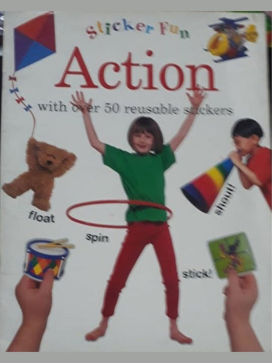 Sticker Fun Action with over 50 reusable stickers  Half Price Books India Books inspire-bookspace.myshopify.com Half Price Books India