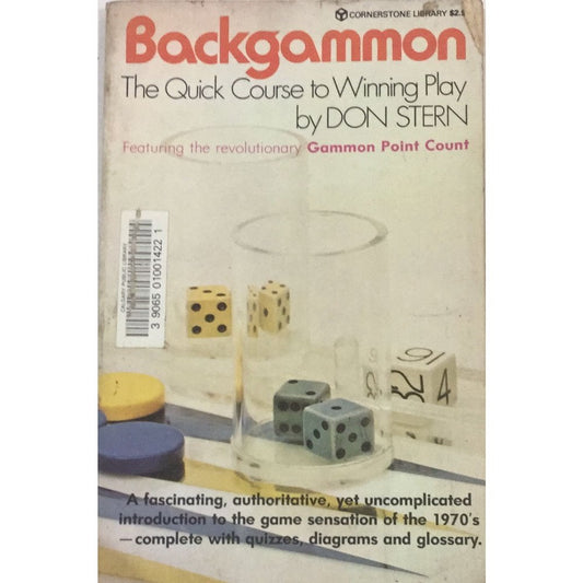 Backgammon By Don Stern 1978  Half Price Books India Print Books inspire-bookspace.myshopify.com Half Price Books India