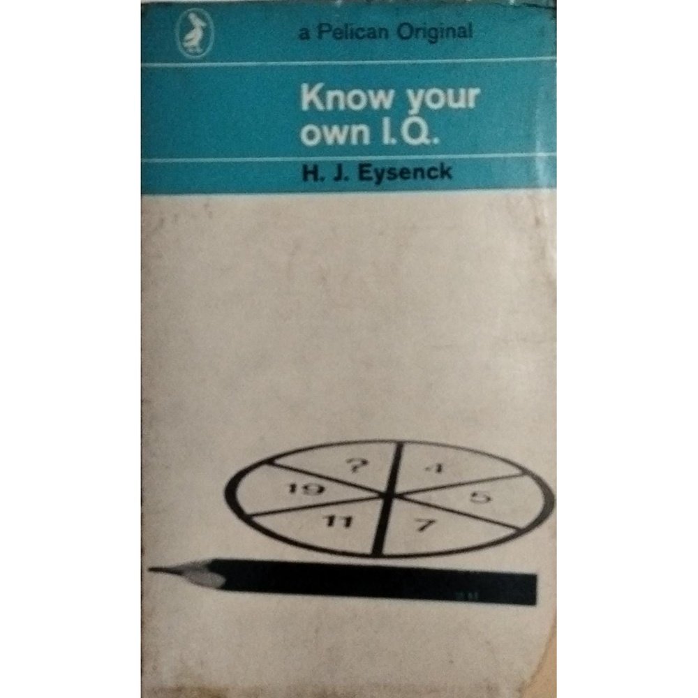 Know Your Own I Q By H J Eysenck  Half Price Books India Books inspire-bookspace.myshopify.com Half Price Books India