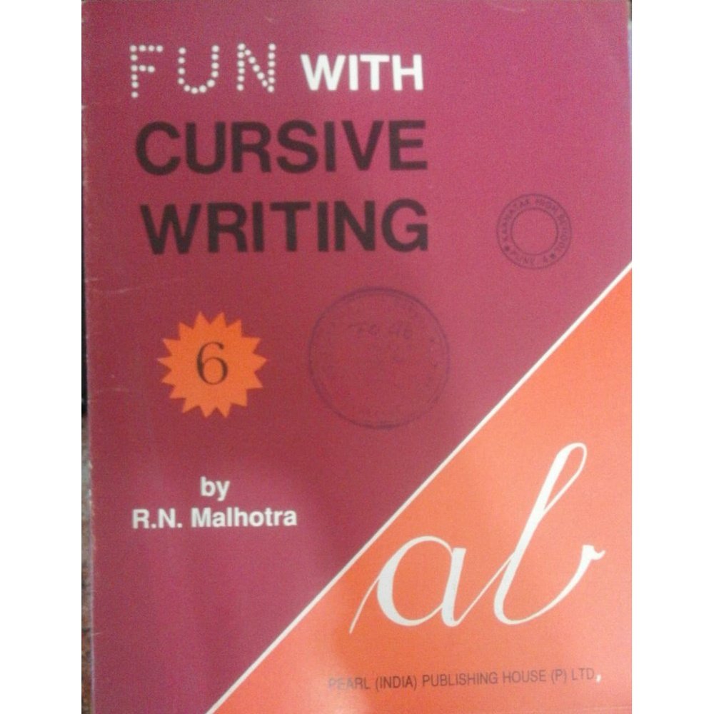 Fun With Cursive Writing 6 By R N Malhotra  Half Price Books India Books inspire-bookspace.myshopify.com Half Price Books India