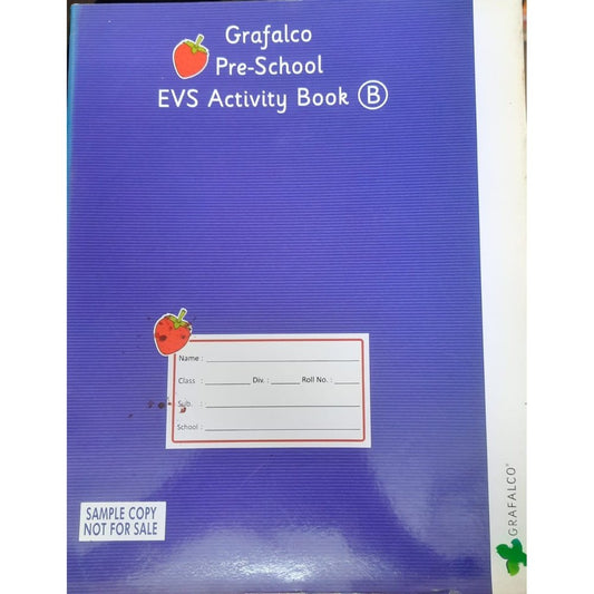Grafalco Pre-School EVS Activity Book B  Half Price Books India Books inspire-bookspace.myshopify.com Half Price Books India