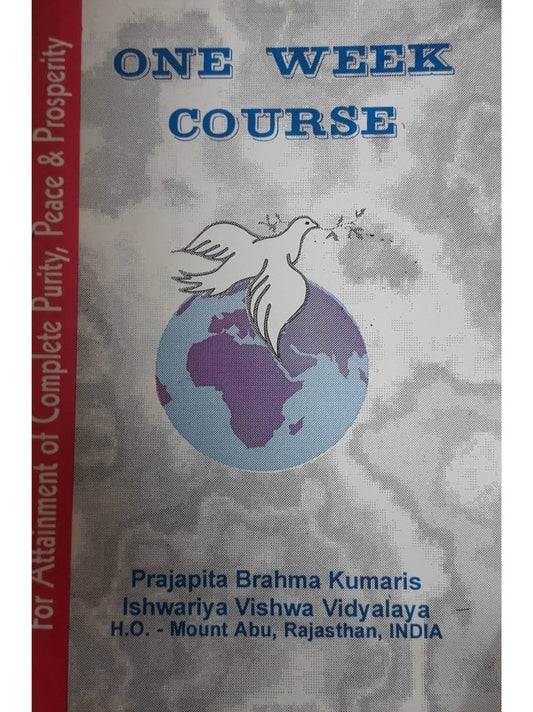 One Week Course by Prajapita Brahma Kumaris  Half Price Books India Books inspire-bookspace.myshopify.com Half Price Books India